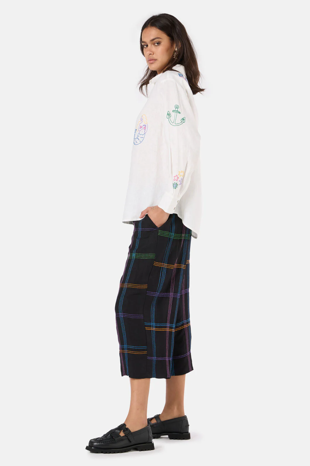 Sirena Embroidered Shirt - Image 3