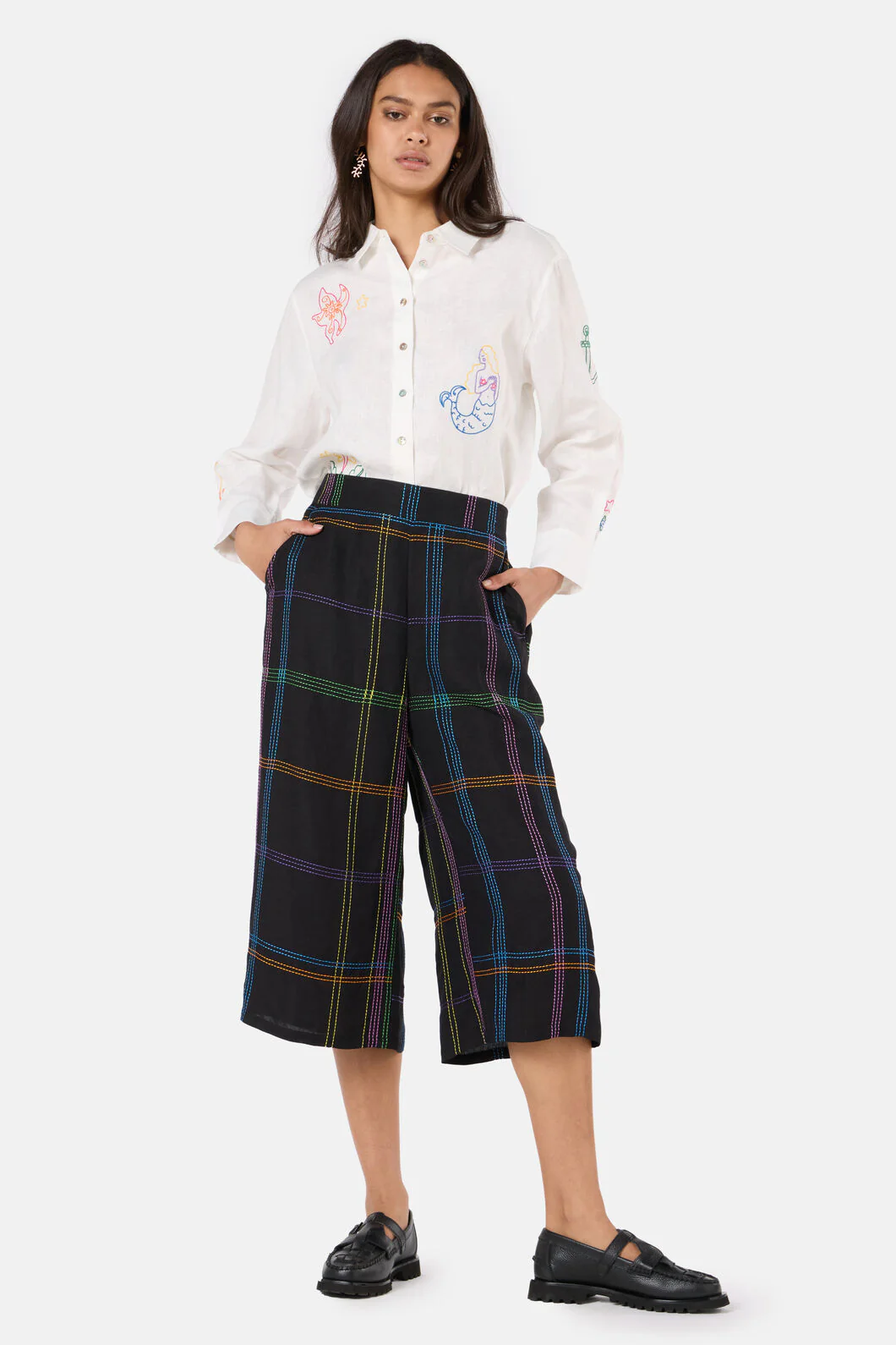 Sirena Embroidered Shirt - Image 7