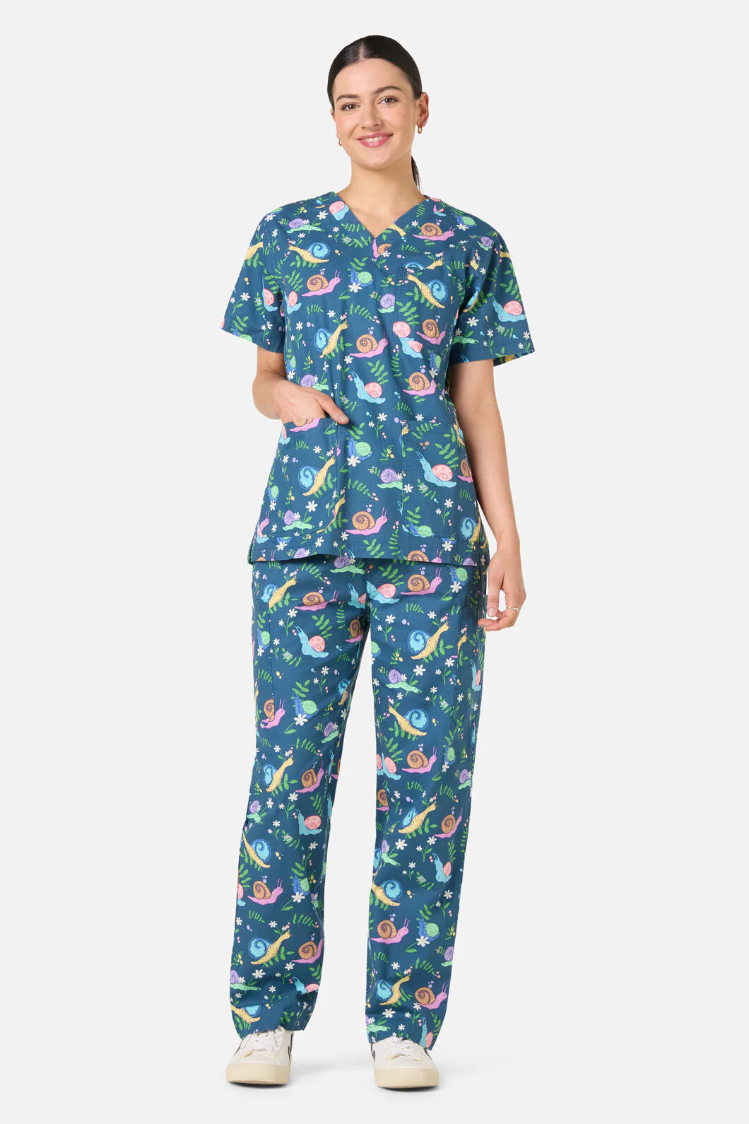 Snailed It Scrub Set