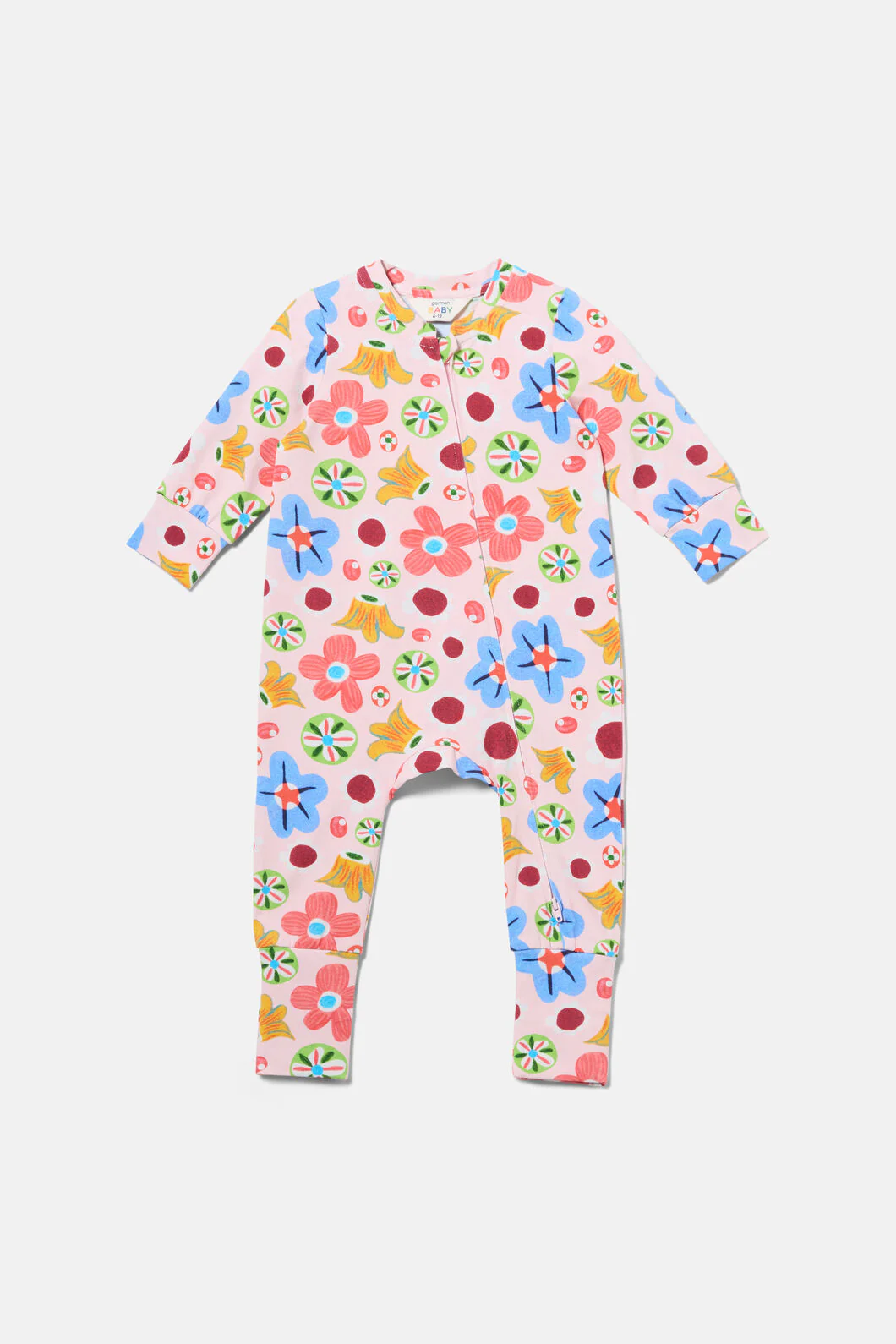Spotty Floral Baby Grow suit - Image 2