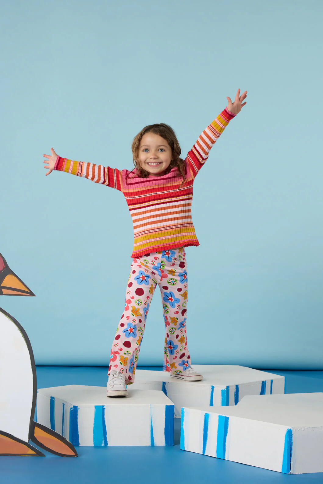 Spotty Floral Kids Legging