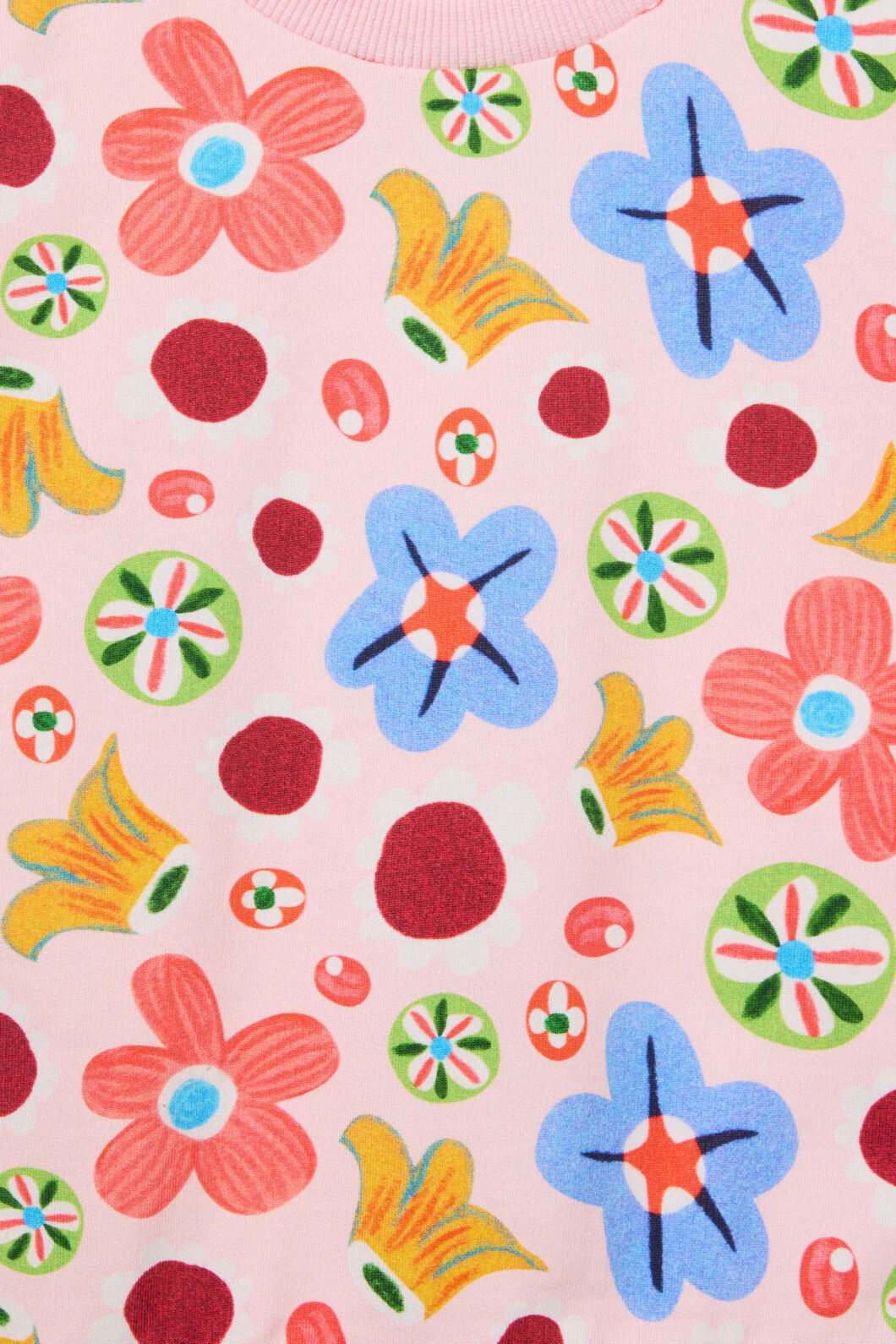 Spotty Floral Kids Sweater - Image 4