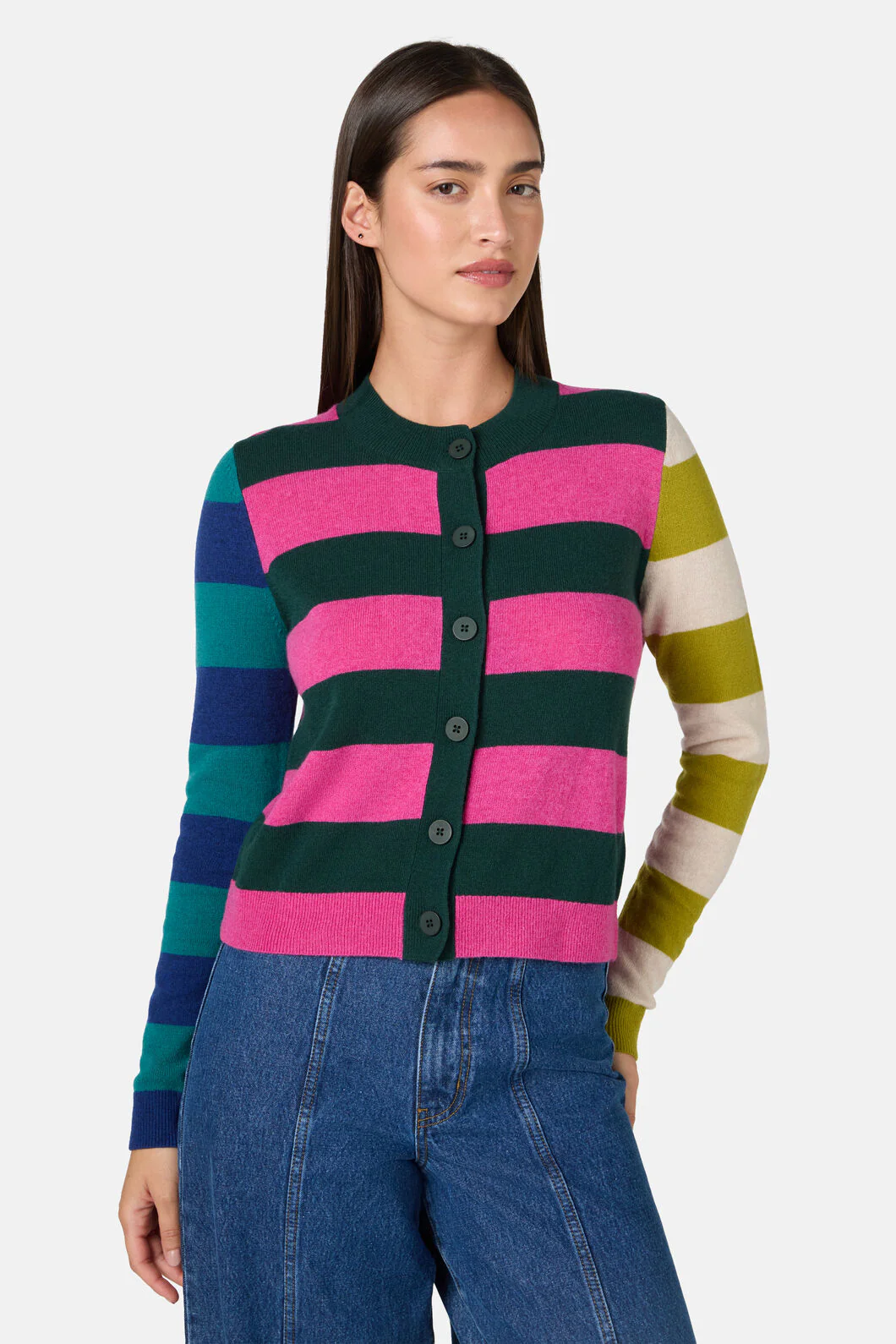 Stripecase Cardigan