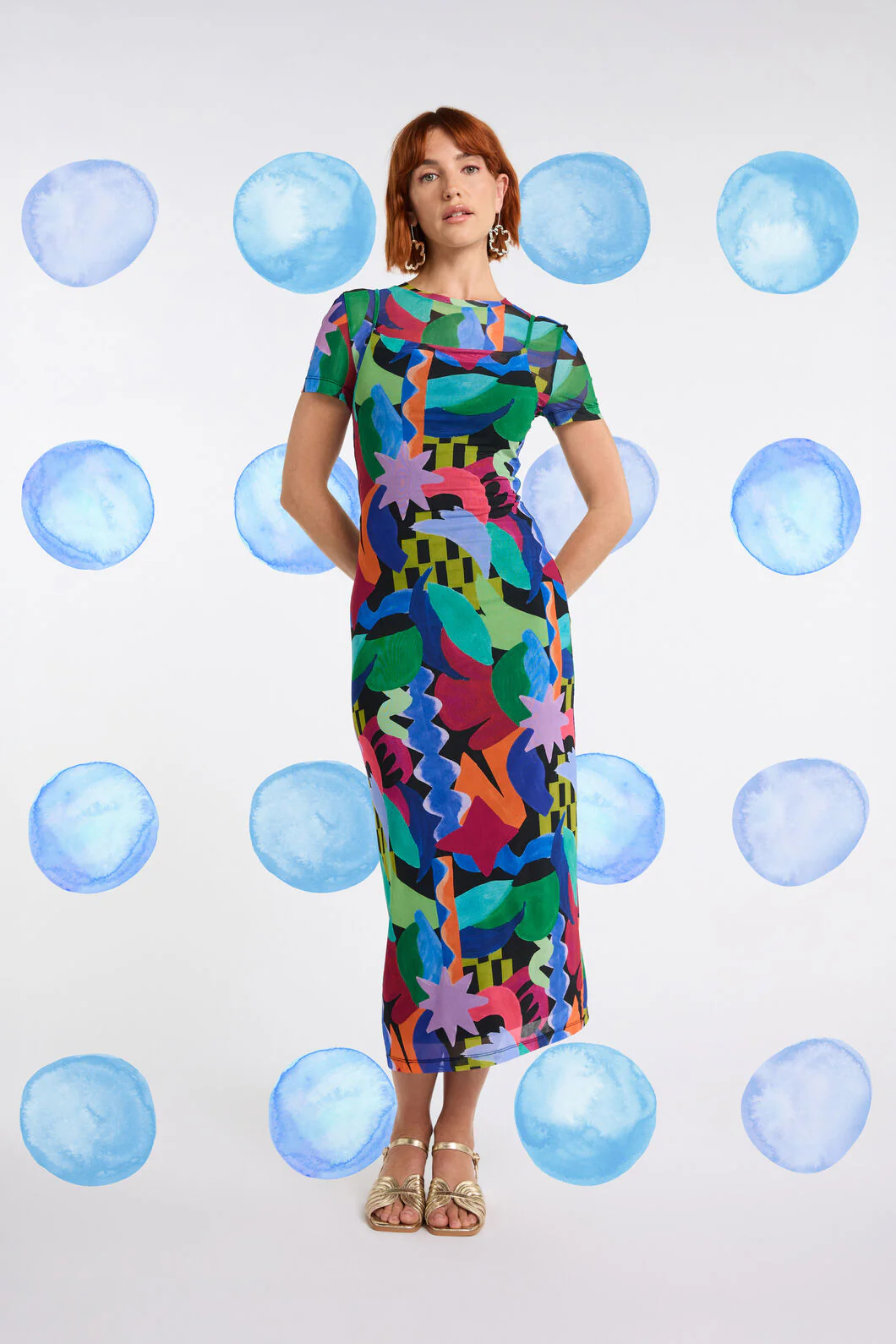 Tangled Tropic Mesh Dress - Image 2