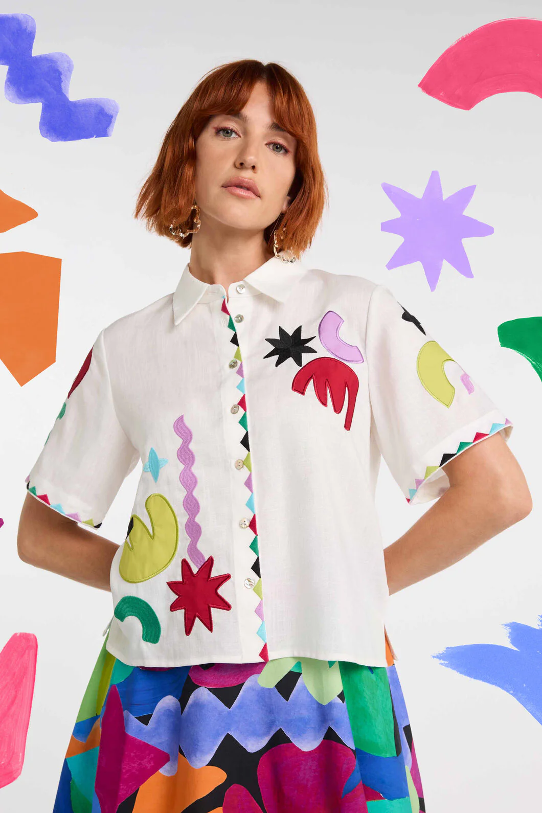 Tangled Tropic Placement Shirt