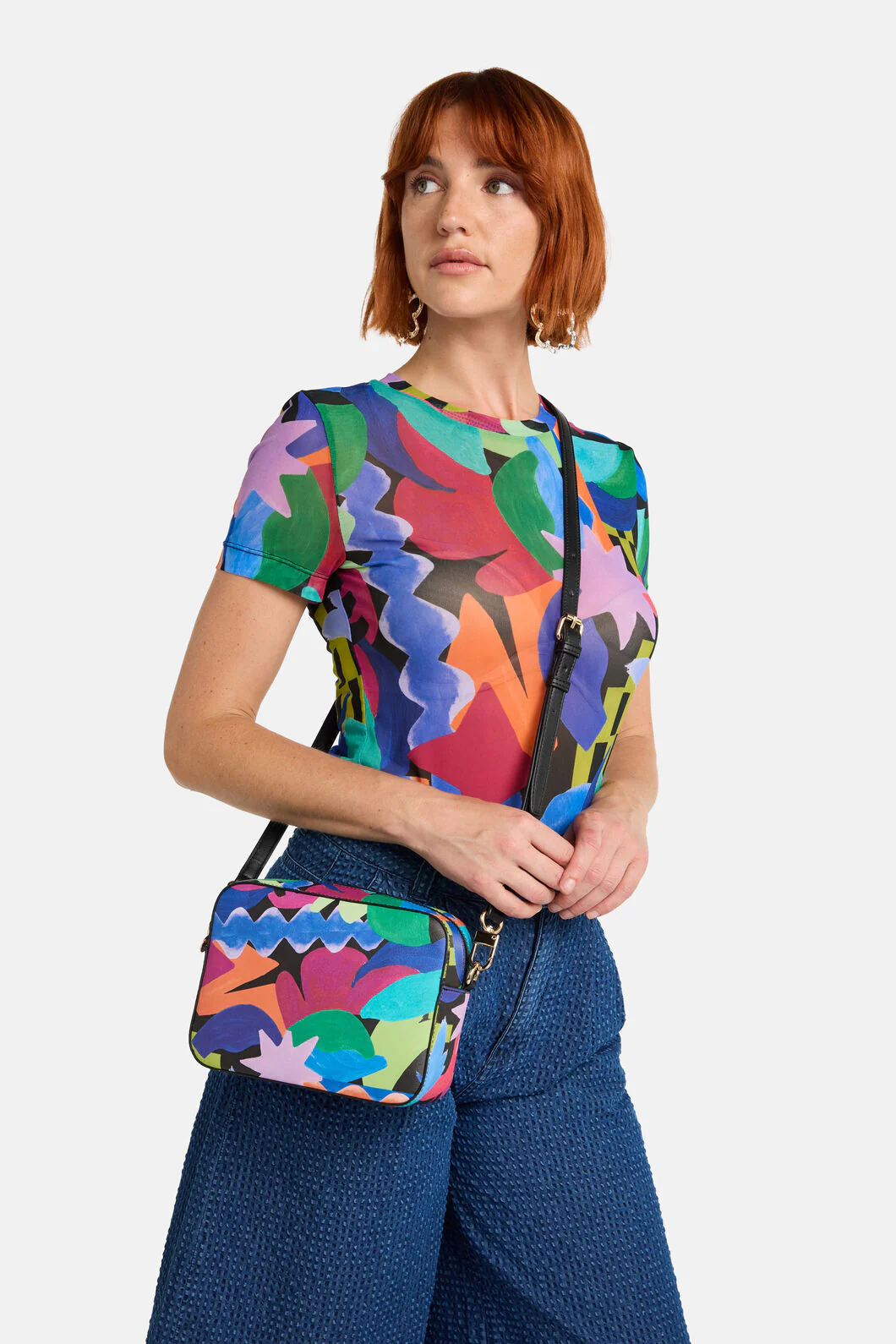 Tangled Tropical Crossbody Bag