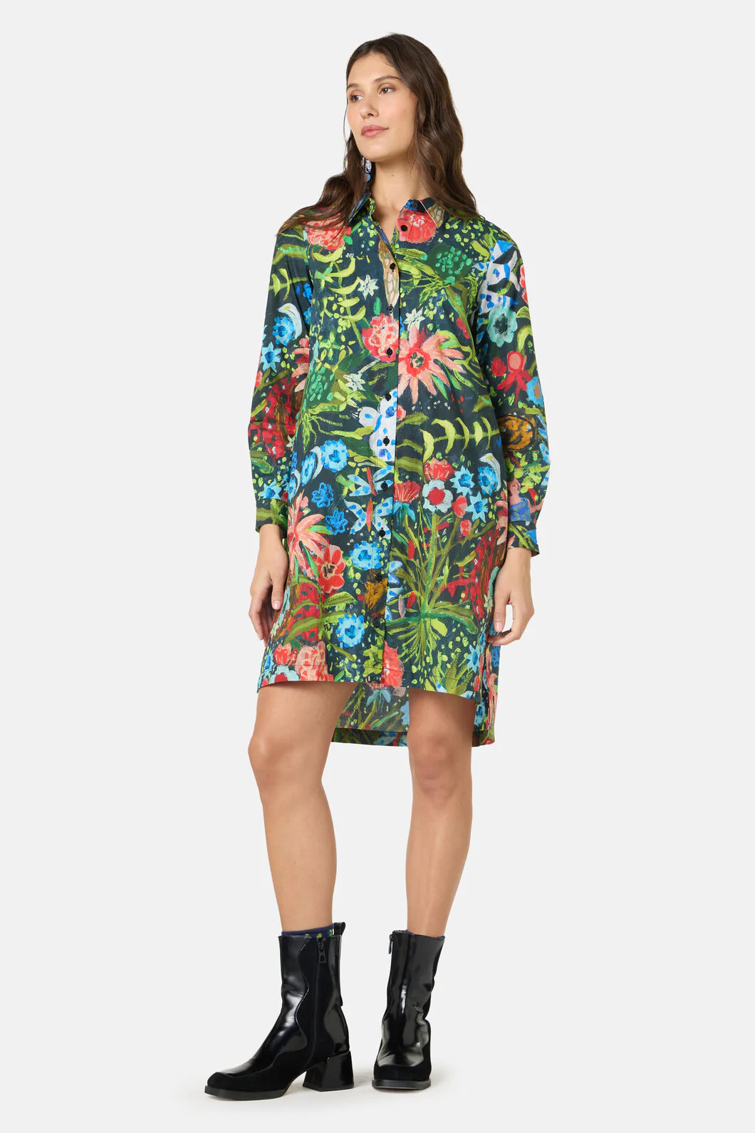 The Garden Shirt Dress - Image 3