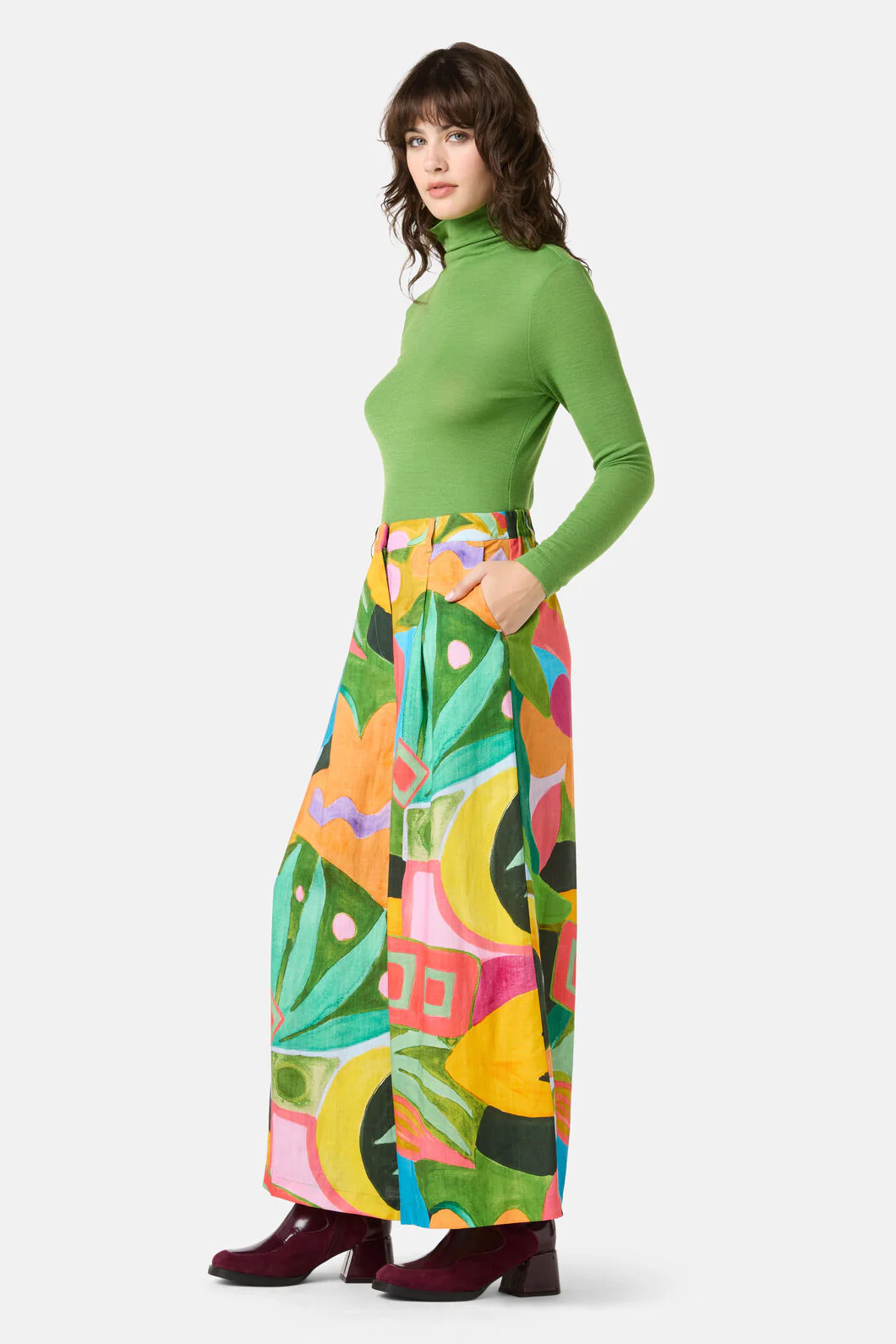 Warm Winter Printed Culotte - Image 4