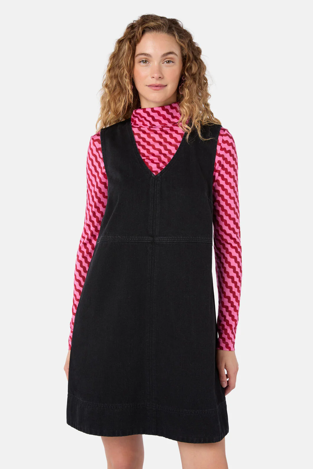 Whitney Denim Pinafore - Image 4